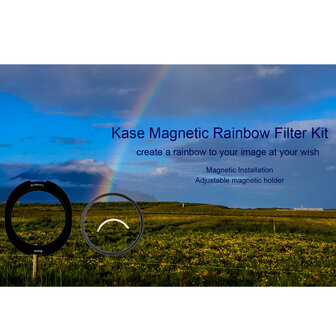 Kase Wolverine magnetische Regenboog filter kit 77-82mm 