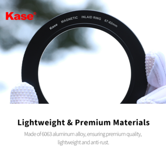 Kase Revolution pro magnetische Inlaid  ring kit 62-72mm