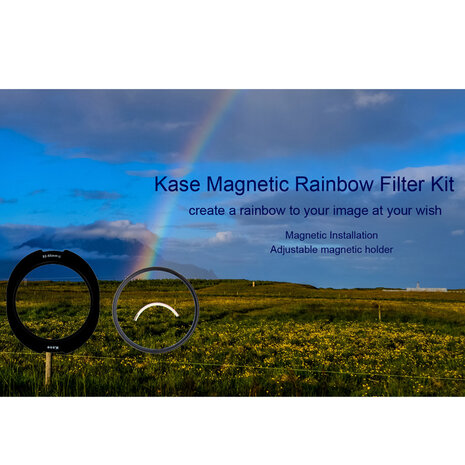 Kase Wolverine magnetische Regenboog filter kit 77-82mm 