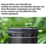 Kase Revolution Video Kit VND-CPL with Black Mist 72mm