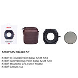 Kase K150P III  Sony 12-24 F2.8  CPL Kit houder+CPL+tas